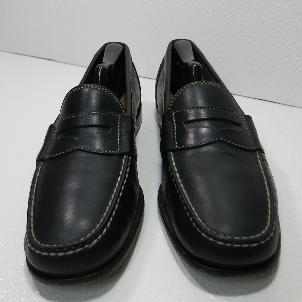 Tommy Bahama Leather Comfort Strap Moccasins Casual Deck Boat Shoes 9.5 M